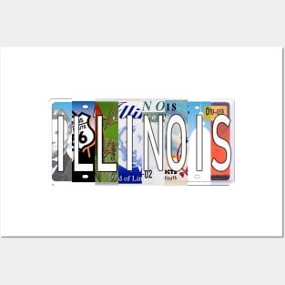 Illinois License Plates Posters and Art